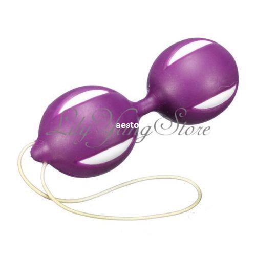 Female Smart Duotone Ben Wa Ball Weighted Female Kegel Vaginal Tight Exercise #R591