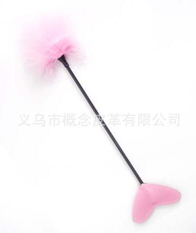 Wholesale Feather Hand Shooting Sex Toys Adult Products Pink Feathers Leather Pats Love Shoot free shipping