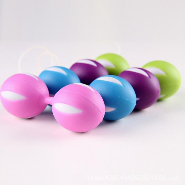 Sexy Women Smart Bead Ball Training Weighted Ben wa Love Ball Duotone Vagina Virgin Trainer Kegal Tight Exercise with String Female Massager