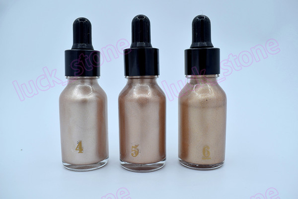 private label cosmetics makeup NO LOGO 6 color Highlight Beam Shimmer Liquid Highlighter custom logo highlighter makeup Facial lightening