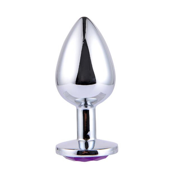 Unisex Butt Toys Plug Anal Silver Insert Stainless Steel Metal Plated Jeweled Sexy Stopper Anal toys For Women JJD2230 3pcs/set