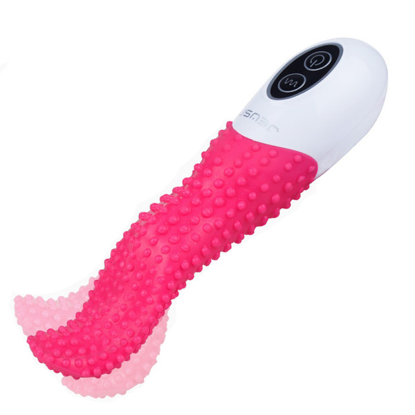 Wholesale 20 speed Clitoral Massage Vibrating Tongue thrusting vibrator USB rechargeable oral sex toys for women clitoral stimulation Soft e