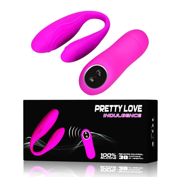 Wholesale- New Pretty Love Recharge 30 Speeds Silicone Wireless Remote Control Vibrator We Design Vibe 4 Adult Sex Toy Vibrators For Women