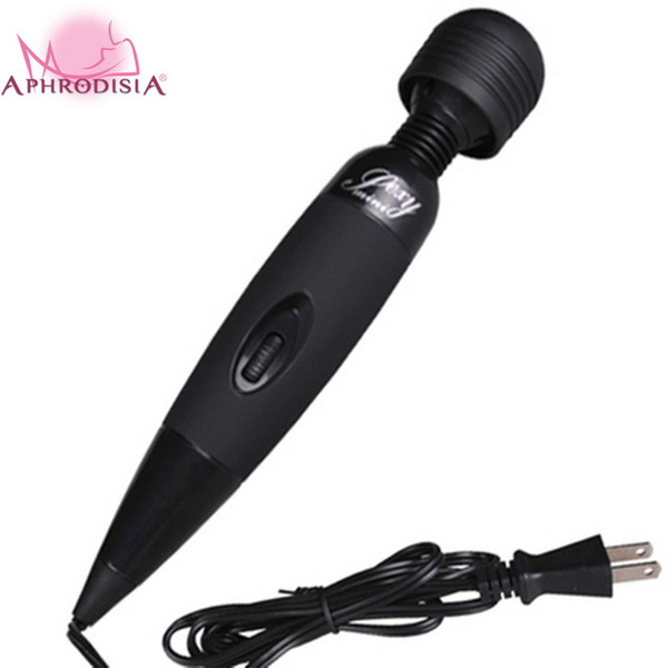 Pink/Black AV Female Masturbation Vibrator,Clit and G spot Orgasm Massager Stick,AV Vibrating Stick,Sex Toys ,Sex products Y18102605