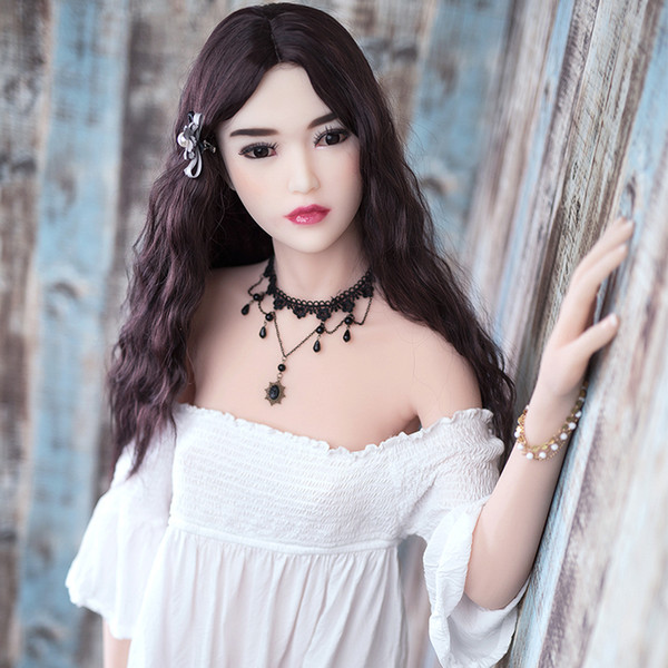 ADDOLL 158cm Japanese Realistic Solid Silicone Love Dolls with Metal Skeleton Lifelike Sex Doll Real Vagina Pussy Boobs Sex Toy