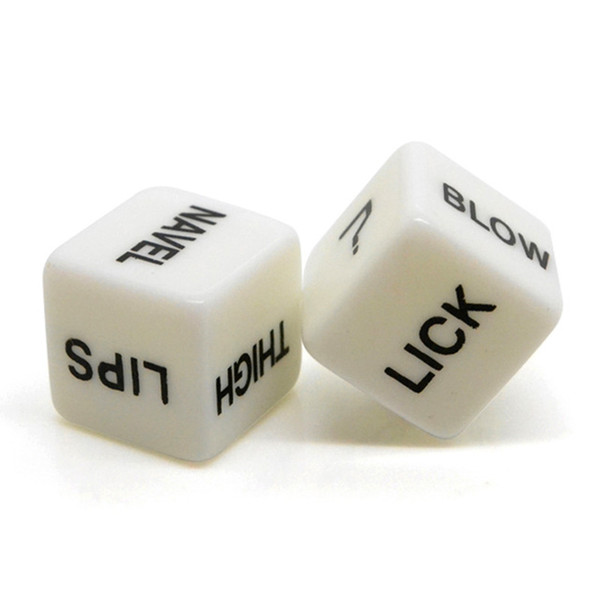 Funny Sex Dice 2 PCS a Set Sexy Romance Love Humour Dice Adult Games Erotic Craps Sex Toys For Couples Sex Fun