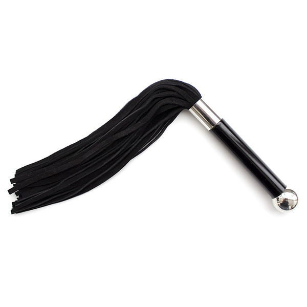 Handle Genuine Leather Whip Sex Toys For Couple Adult Game Knout Sexy Whip , Cowhide Flirt Toys