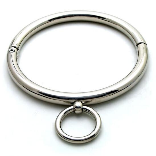 Female sexy necklace Rolled Stainless Steel Slave Collars/Slave Neck Ring Adult products/BDSM toy SM439