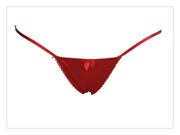 DHL New 2017 Exotic Thongs Sexy Temptation Thong Transparent Underwear Cute Japanese Girl Latex leather G Strings(98)