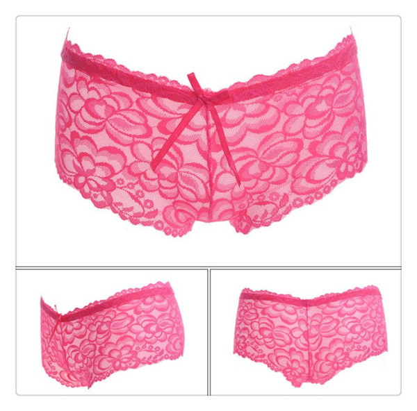 DHL Luxury lace flat angle pants hollow jacquard foreign trade sexy underwear female temptation low waist pants(91)