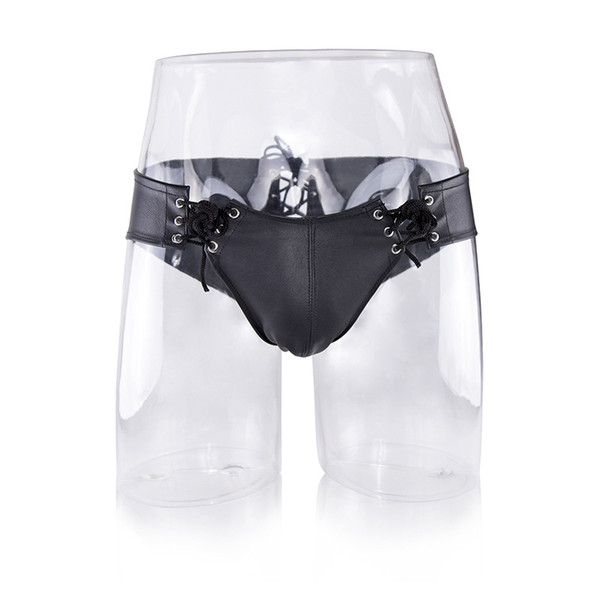 Hot sales of the new listing adult male sex bondage underwear elastic adjustable leather pants Sexy Underwear