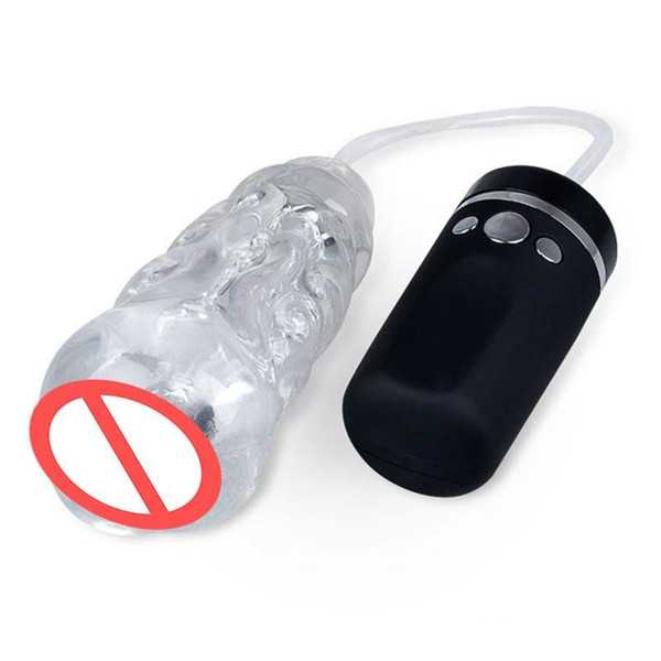 10 Speed Vibrating Male Masturbator Sex Products Strong Suction Oral Masturbation Cup Deep Throat Silicone Sex Toys For Men