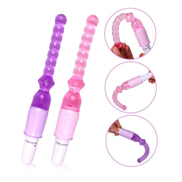 Men and women electroseismic backyard bead anal plug G-spot stimulation masturbation device Adult supplies s