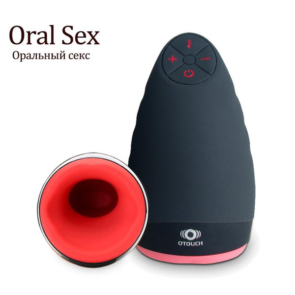 OTOUCH Lick Suck Automatic Oral Sex Masturbation Cup 9 Speed Vibrating Intelligent Heating Realistic Oral Sex Products For Men