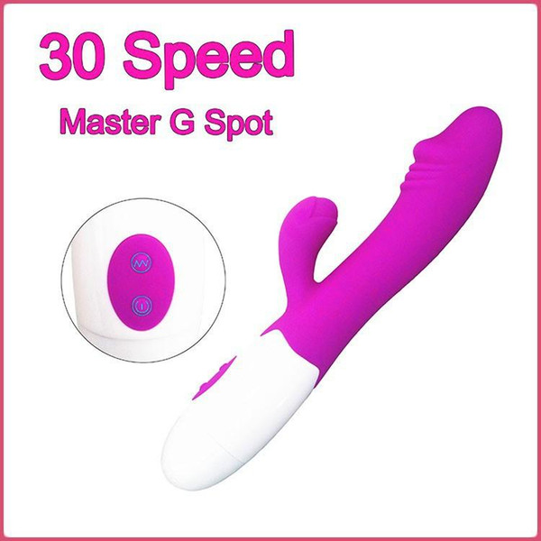 30 Speed Dual Vibration G-spot Vibrator Silicone Rabbit Vibrators Waterproof Dildo Massager Sex toys for Couples