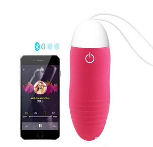 APP Bluetooth Wireless Remote Control Jump Egg Waterproof Strong Vibrating Eggs Sexo Vibrator Adult Toy Sex Products For Women