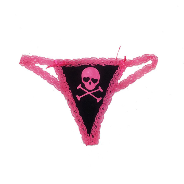 Europe and the spot sexy thong skull ladies thong