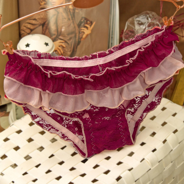 Summer new sexy lace low-waisted women's underwear sexy hollowed-out panties interesting underwear