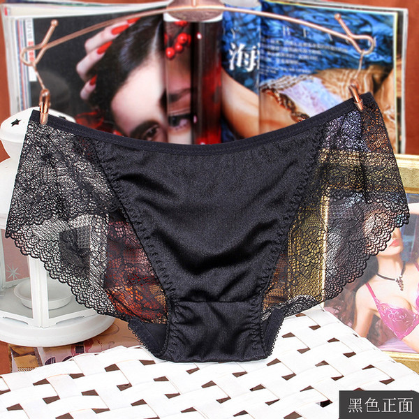 Lace sexy underwear, women's underwear, European and American pants, pure cotton underpants