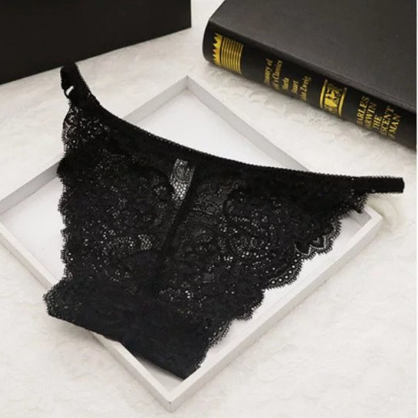 The original work of cotton at the end of the file without a trace low waist briefs transparent Lace Sexy Ladies Underwear