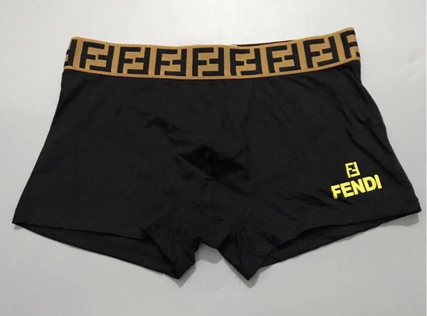 FF Men's Underwear High Quality 5 Colors Sexy Cotton Men Boxers Breathable Mens Underwear Branded Boxers Logo Underwear Male Boxer