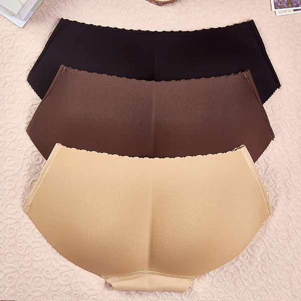 Women Latex Butt Lifter Panties Lady waist trainer Underwear Slimming Body Underpants False Butt Up Hips Enhancer TTA696