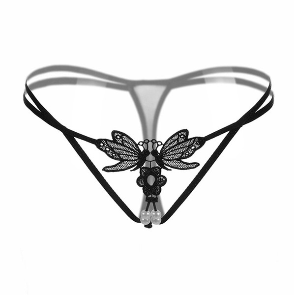 Sexy Underwear Tangas Women Sexy Panties Embroidery G -String Crotchless Transpa