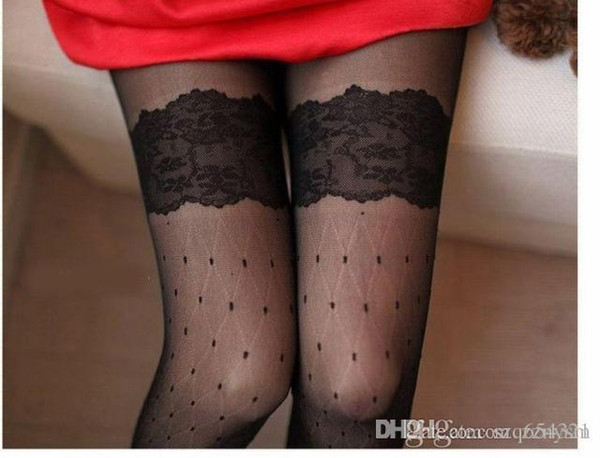 Black Sexy Transparent Stockings Europe and America Fashion Tide Logo Women Tight Socks Prevent Hook Silk Pantyhose