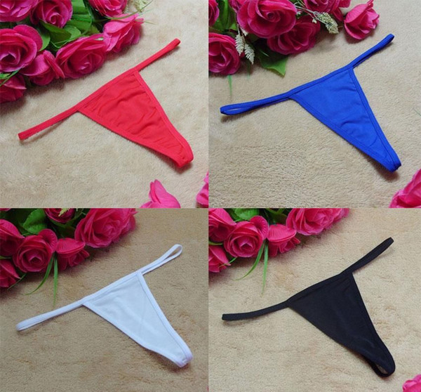 Sexy Underwear G String Thongs Panties T Back LINGERIE women lady Solid bikini panty cheap Briefs Panties Wholesale Free Shipping