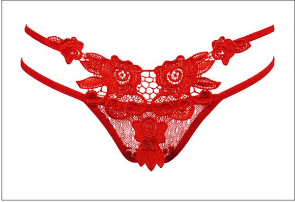 10Pcs/Lot Sexy Women's Underwear Panties Briefs Floral Lace G-string Lingerie T-back Perspective Thongs Panties