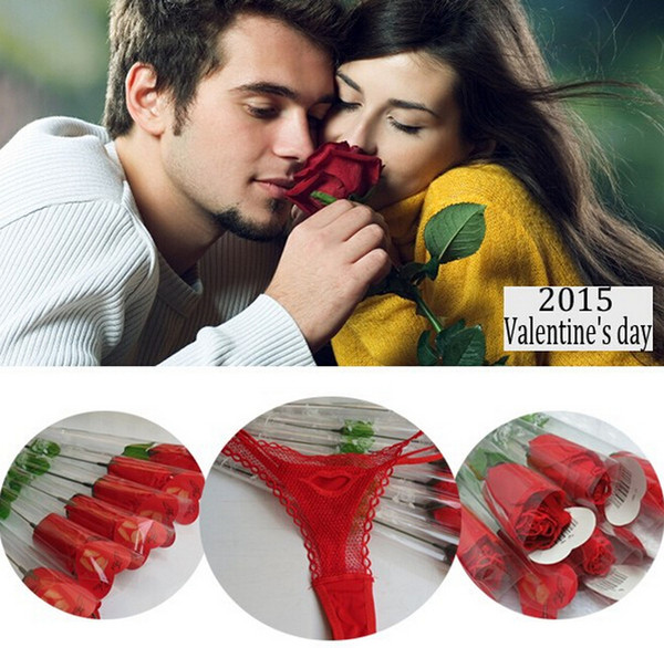 New Valentine Day gift Rose Flower Sexy Ladies underwear women Panties Lingerie Sexy Costumes Briefs Knickers Sexy Underwear g-string T-Back