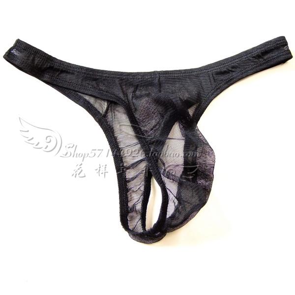 Men's T-shirt T-Men Men's low-waist ultra-thin sexy panties transparent net yarn ice silk temptation capsules