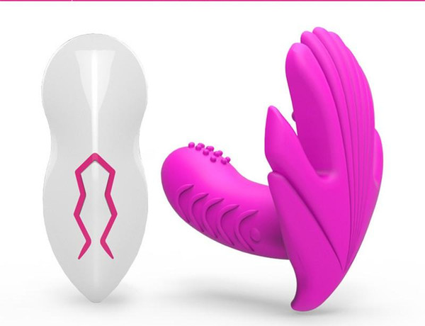 2017 Newest USB Charged Female Masturbation Wearable Remote Butterfly Vibrator Panties Adult Erotic Toy Sex Products for Women