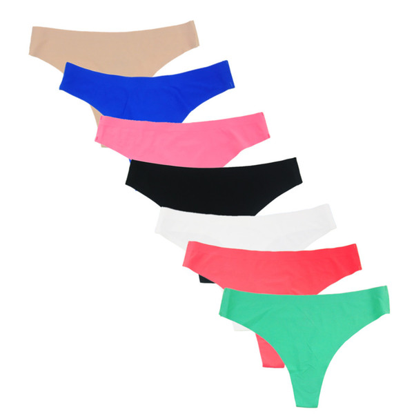 2018 Ultra-thin Women's Panties Ladies Underwear Thongs Knickers Sexy Lingerie Seamless G-string G string Bikini intim C T-back S923