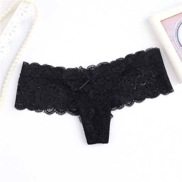 S-XXL High Quality Women Underwear Transparent G String Sexy Thongs Lace Panties Lady Briefs Low Waist S1018