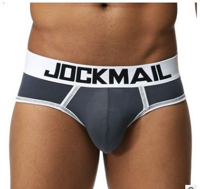 JOCKMAIL Sexy Men's Underwear Jock Straps Briefs Bikini Men Jockstraps cueca Gay Penis Pouch Thong G Strings Modal Breathable S1015