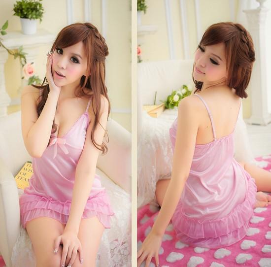 Amorous underwear pink cake pajamas sexy underwear summer pajamas