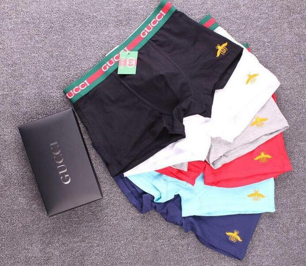 2019 Designer Luxurys Underpants Fashion Men's Breathable Boxers G Letter Underwear Fashion Men Sexy Underpants Oversized Boxers