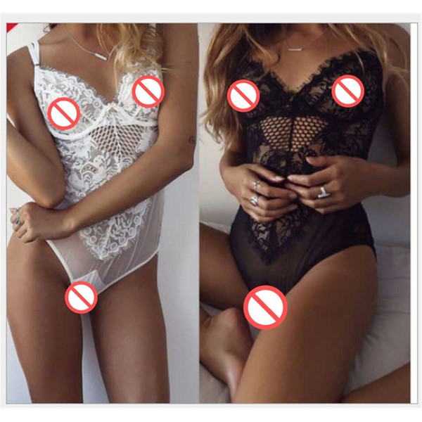 Fashion Women Sexy Dress Underwear Sleepwear Babydolls Lace Sexy Jumpsuit Lovely Lingerie Underwear Eyelash Lace Nightgown