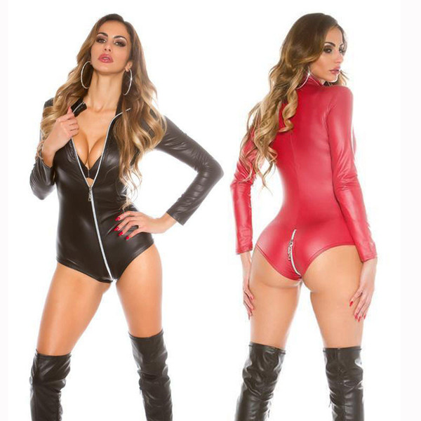 ENGAYI Brand Women Faux Leather Latex Fashion Lenceria porno sexy Costumes Sexy Underwear lingerie erotic Bobydoll x6714 S918