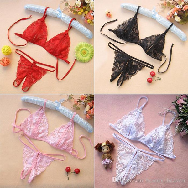 Women sexy panties and bra sets lace transparent mesh sexy lingerie hot erotic women intimates bra and brief sexy brassiere femme