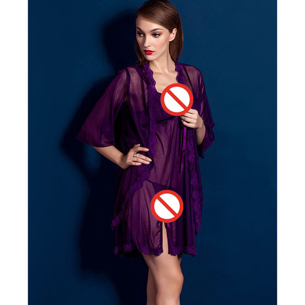 Sexy lingerie Europe and the United States explosive sexy pajamas suit #wjt0034{Three sets}