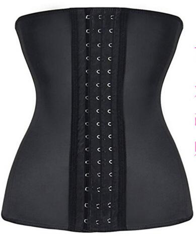 9 steel bone Latex Rubber body shaper Waist Trainer training corsets Corset Latex Corset Sexy Women Latex Waist Cincher Shapewear