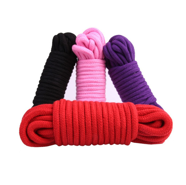 Thick Cotton Fetish Sex Restraint Bondage Rope Slave Body Harness BDSM Sex Products Adult Sex Toys For Couples