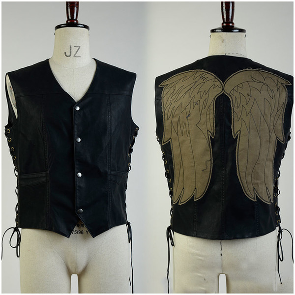 The Walking Dead Daryl Dixon Vest angel Wings Jacket Motorcycle Vest Halloween Sexy Costume For Adult Men Y1892611