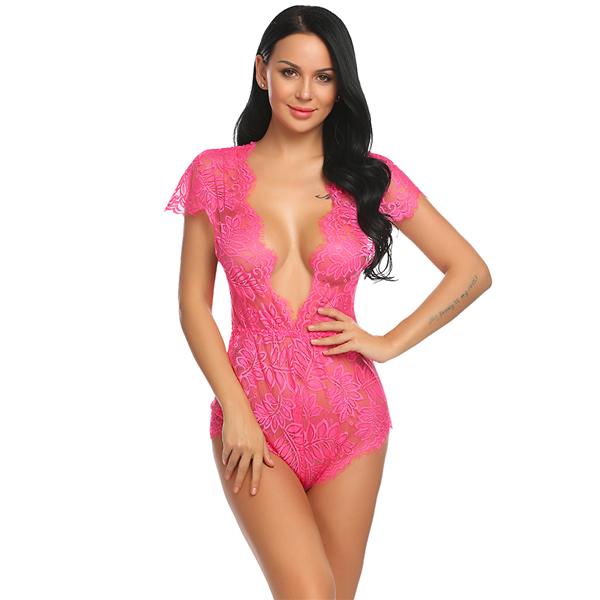 Sex Underwear Babydoll Lingerie Sexy Hot Erotic Teddies Bodysuit Women Lace Sex Night Sleep Wear Nightgown Porn Clothes