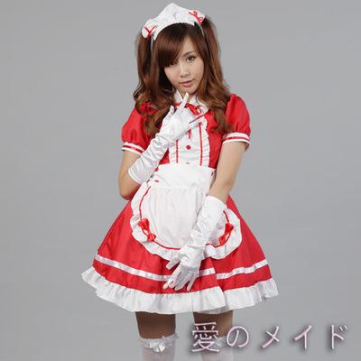 Sexy French Maid Costume Sweet Gothic Lolita Dress Anime Cosplay Sissy Maid Uniform Plus Size Halloween Costumes For Women