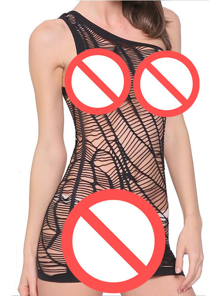 Sexy lingerie costumes sexy underwear netting slips Sexy Siamese fishnet dress appeal sleepwear wommen sex products intimate hot(44)