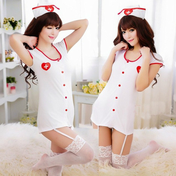 Nurse clothing suit large size adult female sense uniform temptation role-playing sexy underwear game character MOXIAN nightclub QN40A10194L