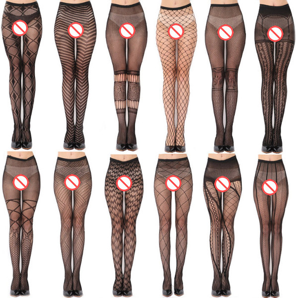 Sexy Women Socks Lace Garter Lingerie Suspender Black Skirt Stocking Fishing Net Design Bed appeal Set Underwear Top Thigh-Highs ouc3004